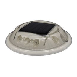 Hydro Glow C1G Round Solar Dock, Deck and amp; Pathway Light - Green