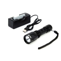 Predator Tactics Laborer Flashlight with Battery and Charger