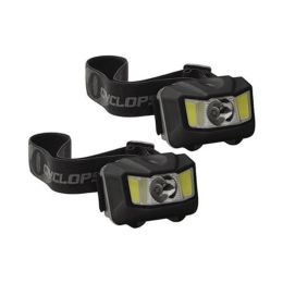Cyclops 250 Lumen Headlamp w Green COB LED 2 Pack